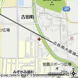 奈良県橿原市吉田町111周辺の地図