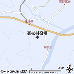 奈良県御杖村（宇陀郡）周辺の地図