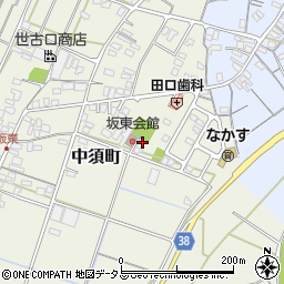 坂東会館周辺の地図