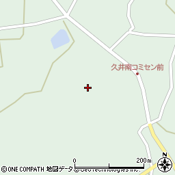 広島県三原市久井町山中野1405周辺の地図