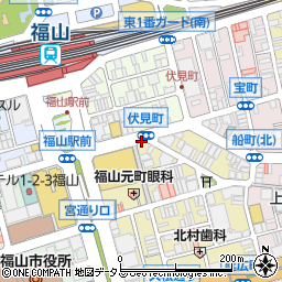 個室海鮮居酒屋 藁家88 福山店周辺の地図