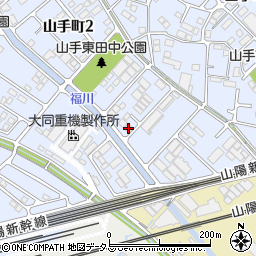 長田廣告福山営業所周辺の地図