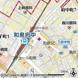 三井住友銀行和泉支店周辺の地図