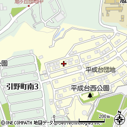 広島県福山市平成台32周辺の地図