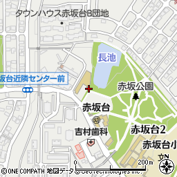 大阪府堺市南区赤坂台周辺の地図