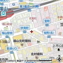 広島県福山市元町15-4周辺の地図