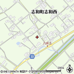 広島県東広島市志和町志和西1686周辺の地図