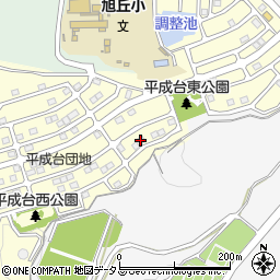 広島県福山市平成台17-22周辺の地図