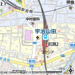 宇治山田駅前周辺の地図