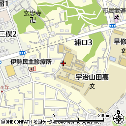三重県伊勢市浦口周辺の地図