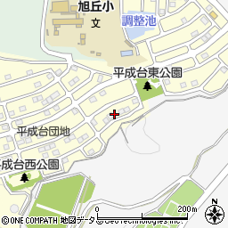 広島県福山市平成台17周辺の地図
