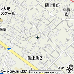 大阪府岸和田市磯上町周辺の地図