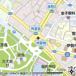 三重県伊勢市本町14-14周辺の地図
