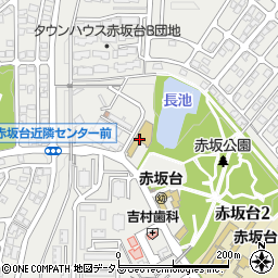 赤坂台周辺の地図