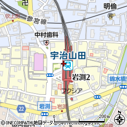株式会社近鉄リテールサービス　宇治山田営業所周辺の地図