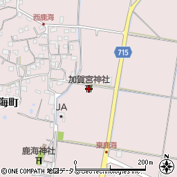 加賀宮神社周辺の地図