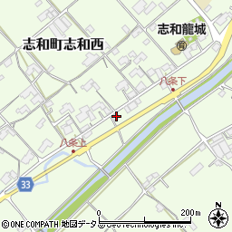 広島県東広島市志和町志和西1639周辺の地図