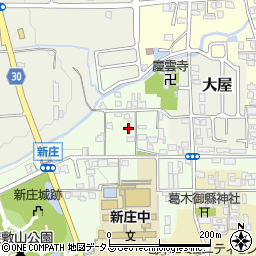 奈良県葛城市新庄492周辺の地図