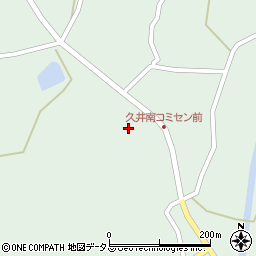 広島県三原市久井町山中野1340周辺の地図
