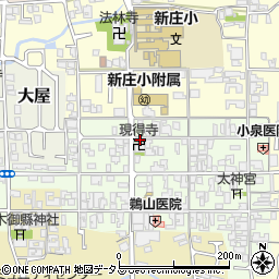 奈良県葛城市新庄166周辺の地図