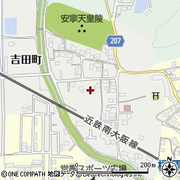 奈良県橿原市吉田町185周辺の地図