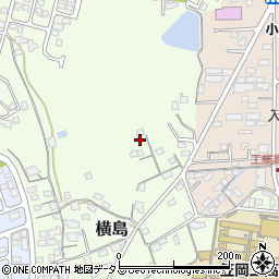 岡山県笠岡市横島353周辺の地図