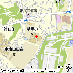 伊勢市立早修小学校周辺の地図