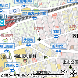 伏見町歯科クリニック周辺の地図