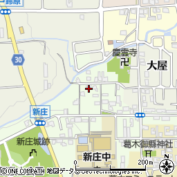 奈良県葛城市新庄496周辺の地図