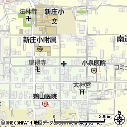 奈良県葛城市新庄185周辺の地図
