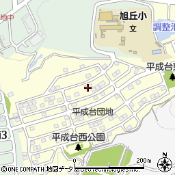 広島県福山市平成台27周辺の地図