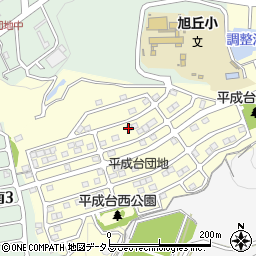 広島県福山市平成台27-7周辺の地図
