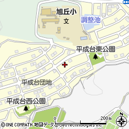 広島県福山市平成台24-4周辺の地図
