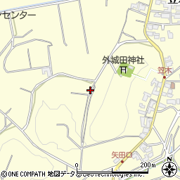 三重県多気郡多気町笠木周辺の地図