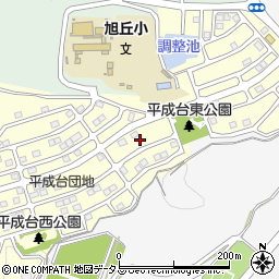 広島県福山市平成台24周辺の地図