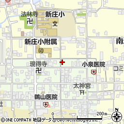 奈良県葛城市新庄186周辺の地図
