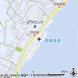 寄島町漁協周辺の地図