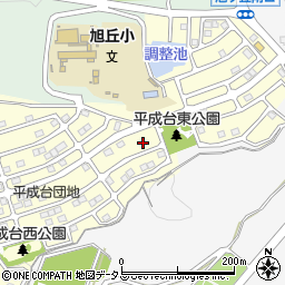 広島県福山市平成台24-20周辺の地図