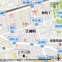 ふぢやおしゃれセンター周辺の地図