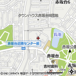 泉北赤坂台郵便局周辺の地図