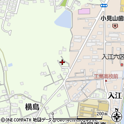 岡山県笠岡市横島307周辺の地図