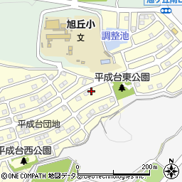 広島県福山市平成台24-8周辺の地図