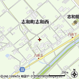 広島県東広島市志和町志和西1656周辺の地図