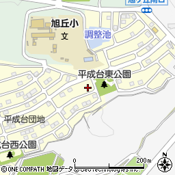 広島県福山市平成台24-18周辺の地図