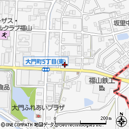 ホンダ福山支社周辺の地図