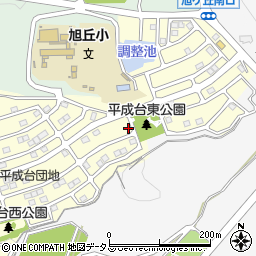 広島県福山市平成台24-17周辺の地図