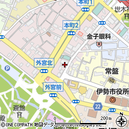 シャンバラ外宮前店周辺の地図