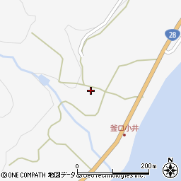兵庫県淡路市釜口205周辺の地図