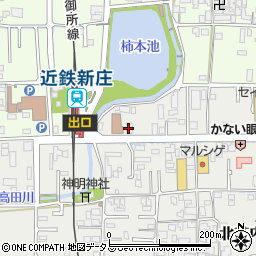 奈良中央信用金庫新庄支店周辺の地図