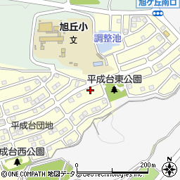 広島県福山市平成台周辺の地図